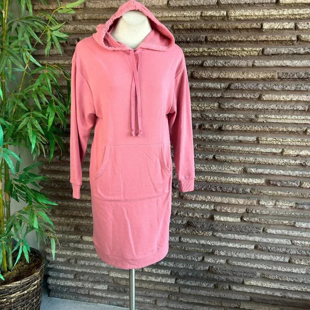 Charles Henry Pink Hoodie Sweatshirt Loungewear Dress Size Small